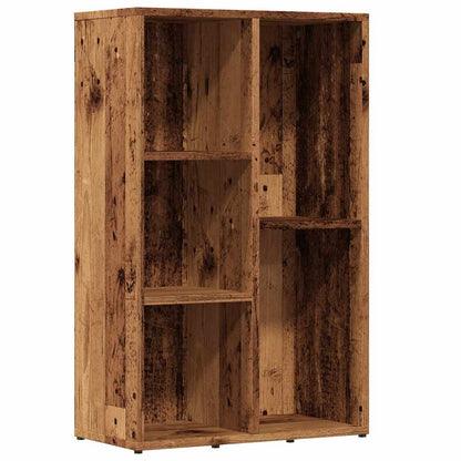 Book Cabinet Old Wood 45x25x80 cm Engineered Wood