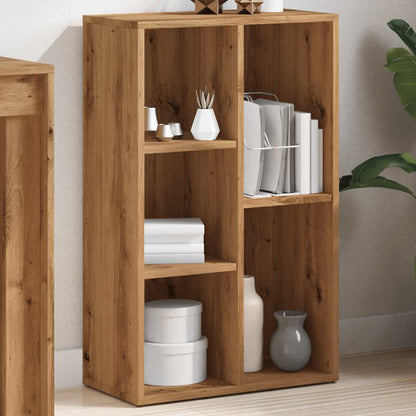 Book Cabinet Artisan Oak 45x25x80 cm Engineered Wood