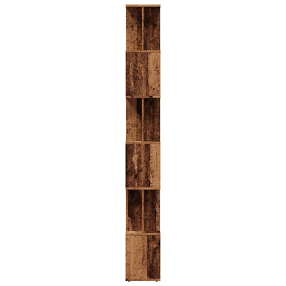 Book Cabinet Old Wood 80x24x192 cm Engineered Wood