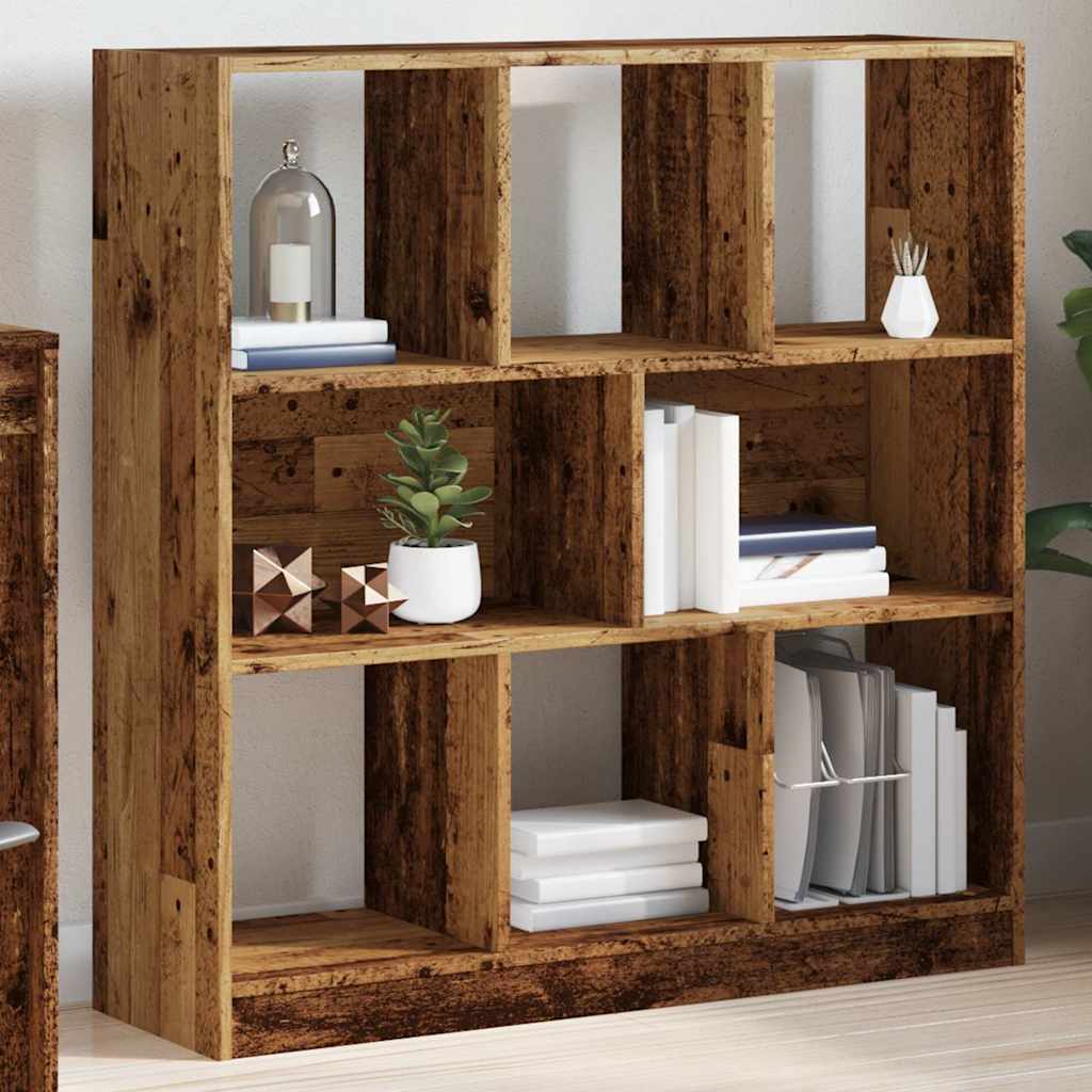 Book Cabinet Old Wood 97.5x29.5x100 cm Engineered Wood