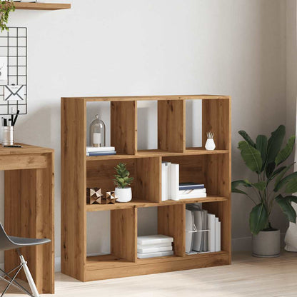 Book Cabinet Artisan Oak 97.5x29.5x100 cm Engineered Wood