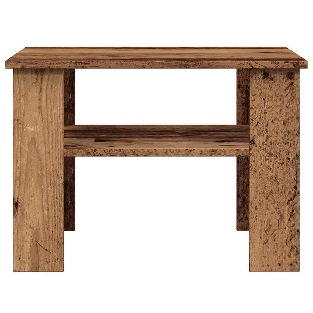 Coffee Table Old Wood 60x60x42 cm Engineered Wood