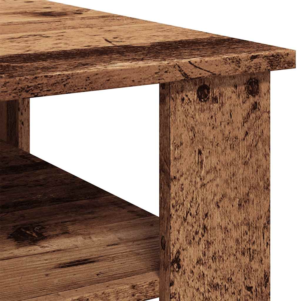 Coffee Table Old Wood 60x60x42 cm Engineered Wood