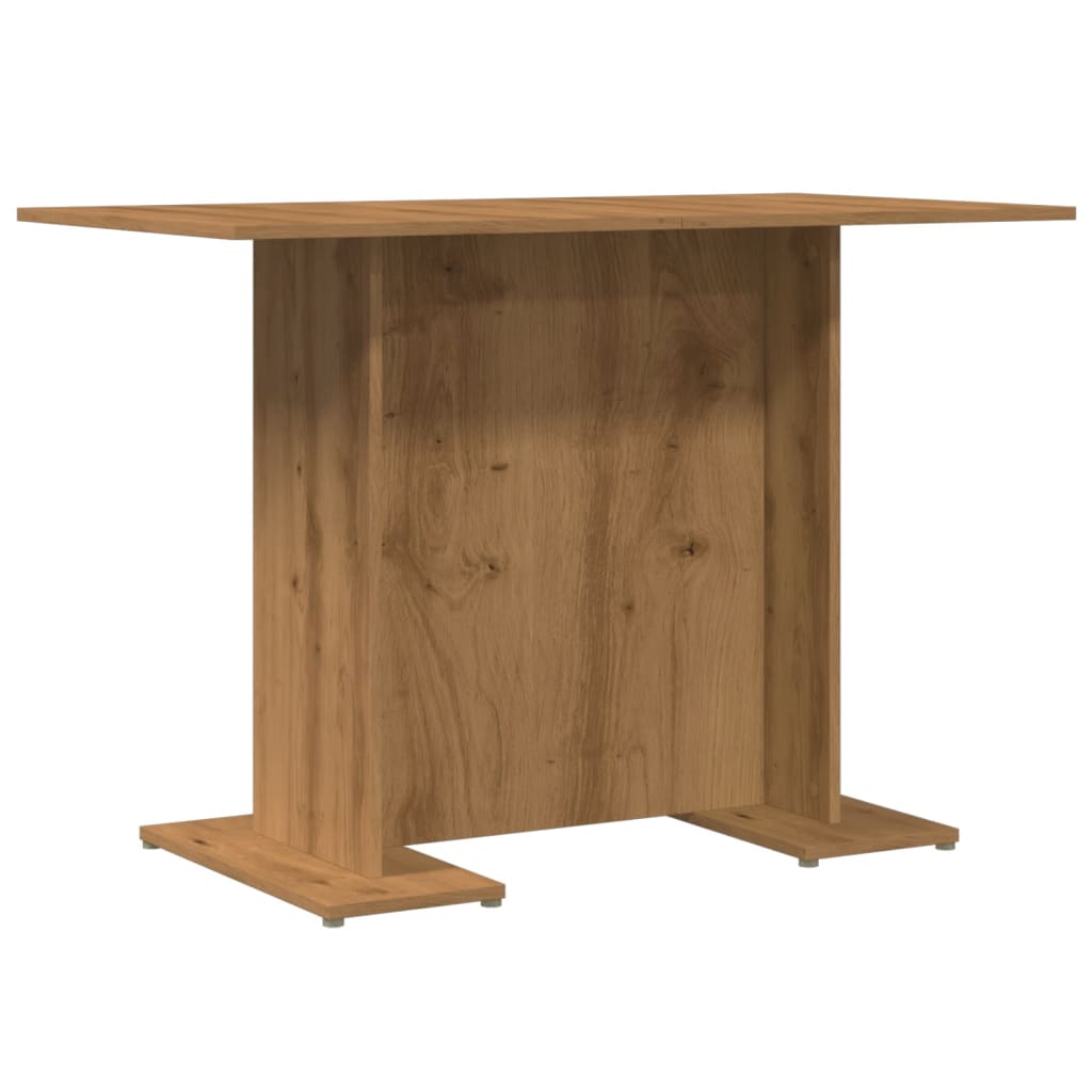 Dining Table Artisan Oak 110x60x75 cm Engineered Wood