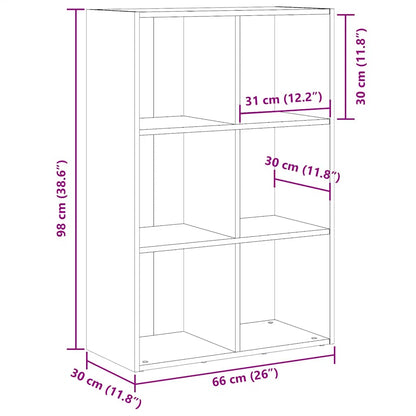 Book Cabinet/Sideboard Old Wood 66x30x98 cm Engineered Wood