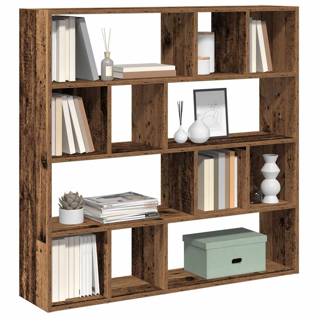 Book Cabinet/Room Divider Old Wood 105x24x102 cm