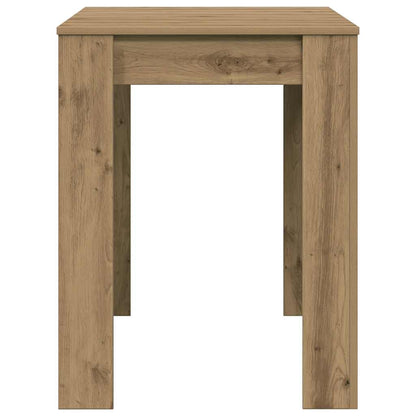 Dining Table Artisan Oak 120x60x76 cm Engineered Wood