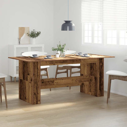 Dining Table Old Wood 180x90x76 cm Engineered Wood