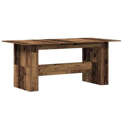 Dining Table Old Wood 180x90x76 cm Engineered Wood