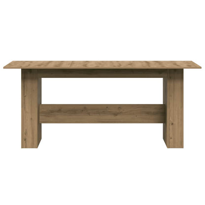 Dining Table Artisan Oak 180x90x76 cm Engineered Wood