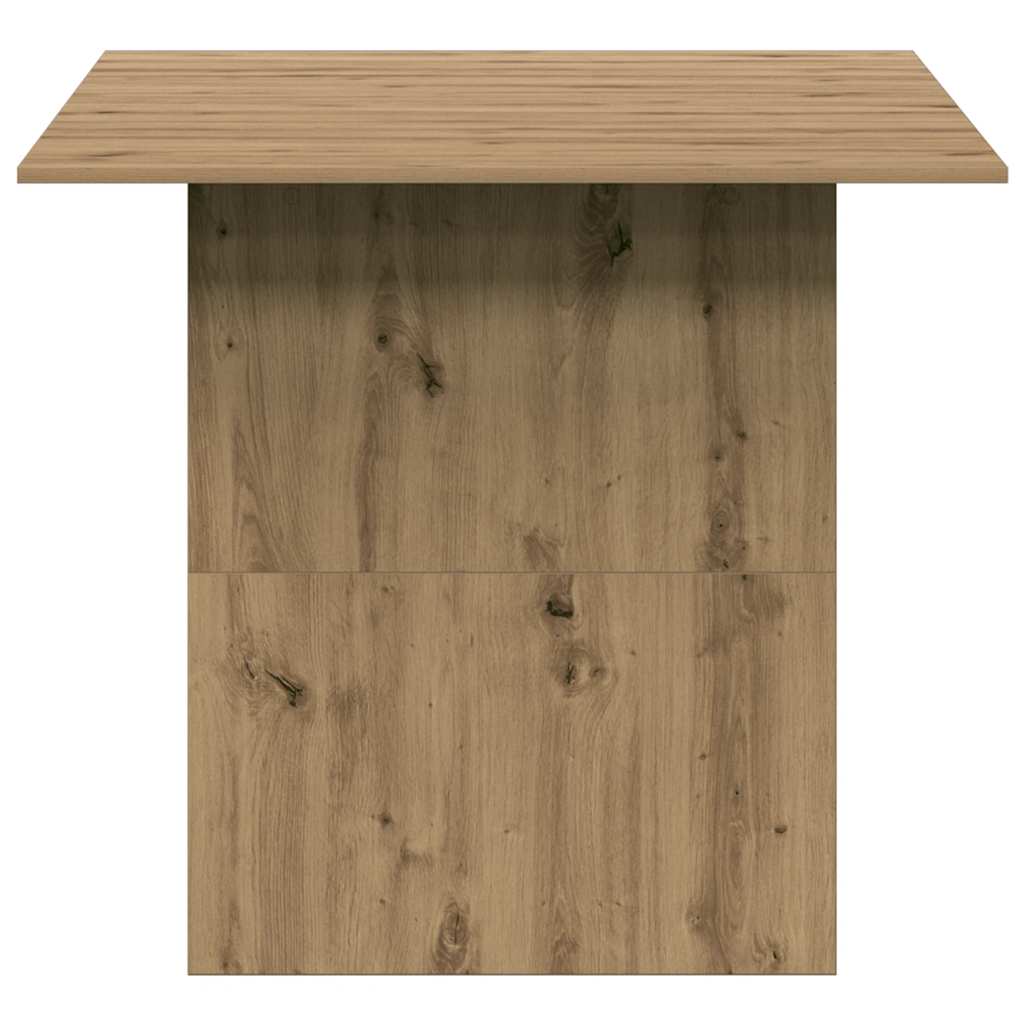 Dining Table Artisan Oak 180x90x76 cm Engineered Wood