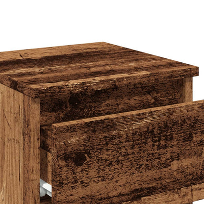 Bedside Cabinet Old Wood 30x30x40 cm Engineered Wood