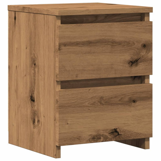 Bedside Cabinet Aritisan Oak 30x30x40 cm Engineered Wood