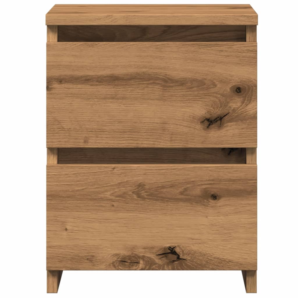 Bedside Cabinet Aritisan Oak 30x30x40 cm Engineered Wood