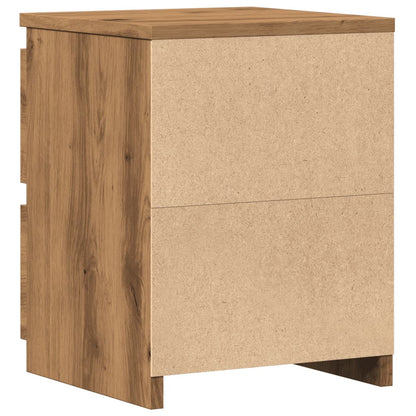 Bedside Cabinet Aritisan Oak 30x30x40 cm Engineered Wood