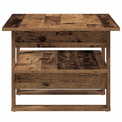 Coffee Table Old Wood 102x55x42 cm Engineered Wood