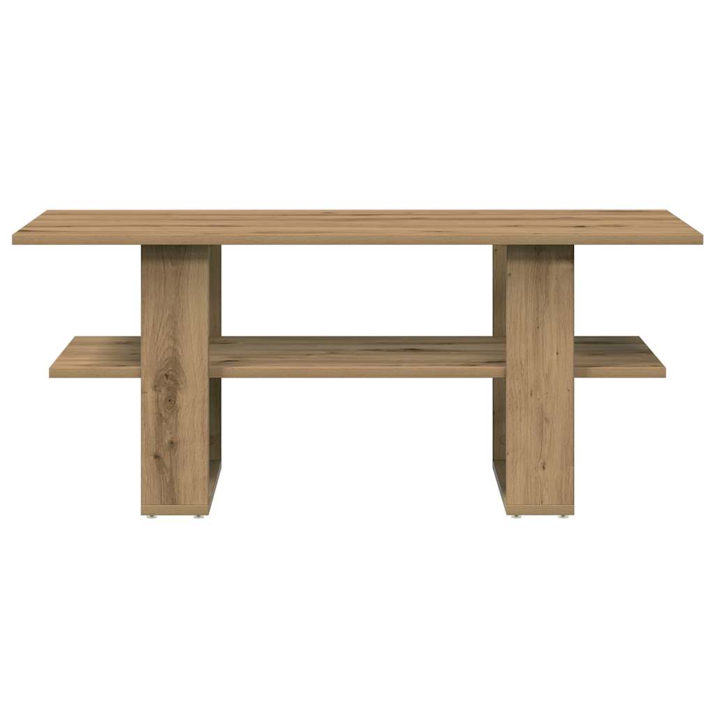 Coffee Table Artisan Oak 102x55x42 cm Engineered Wood