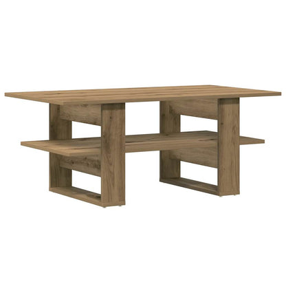 Coffee Table Artisan Oak 102x55x42 cm Engineered Wood