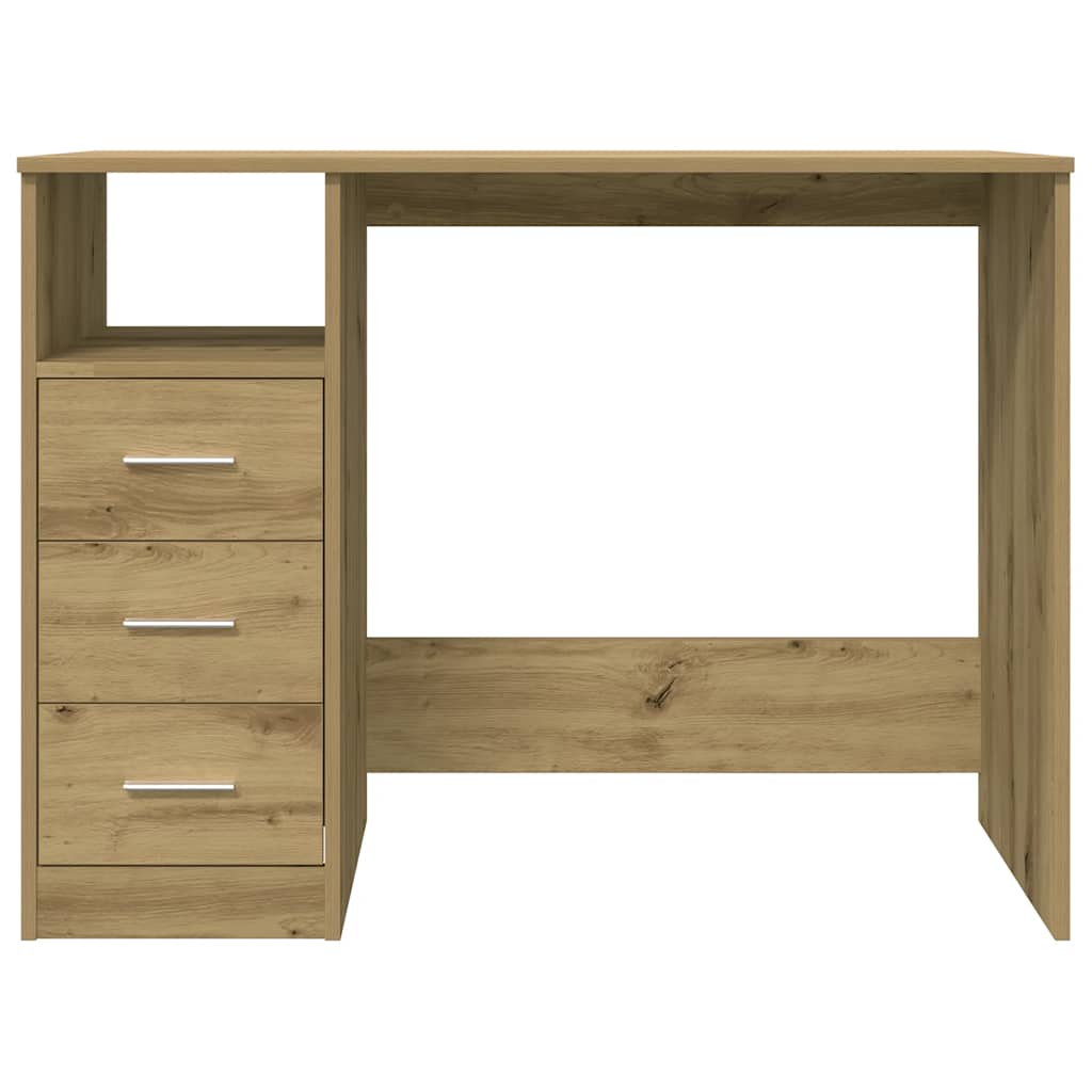 Desk Artisan Oak 102x76x50 cm Engineered Wood