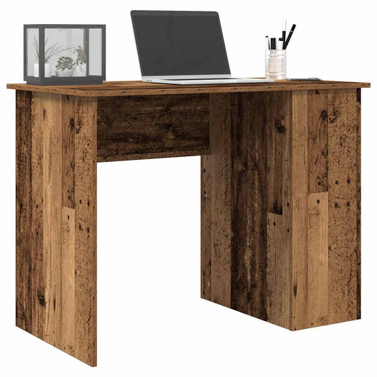 Desk Old Wood 100x55x75 cm Engineered Wood