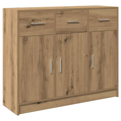 Sideboard Artisan Oak 91x28x75 cm Engineered Wood