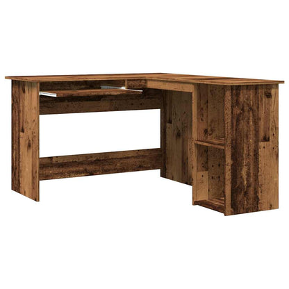 Corner Desk Old Wood 120x140x75 cm Engineered Wood