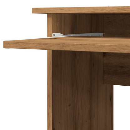 Corner Desk Artisan Oak 120x140x75 cm Engineered Wood