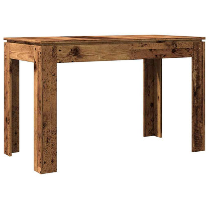 Dining Table Old Wood 120x60x76 cm Engineered Wood