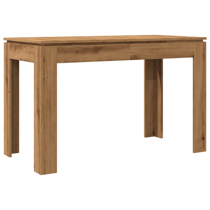 Dining Table Artisan Oak 120x60x76 cm Engineered Wood