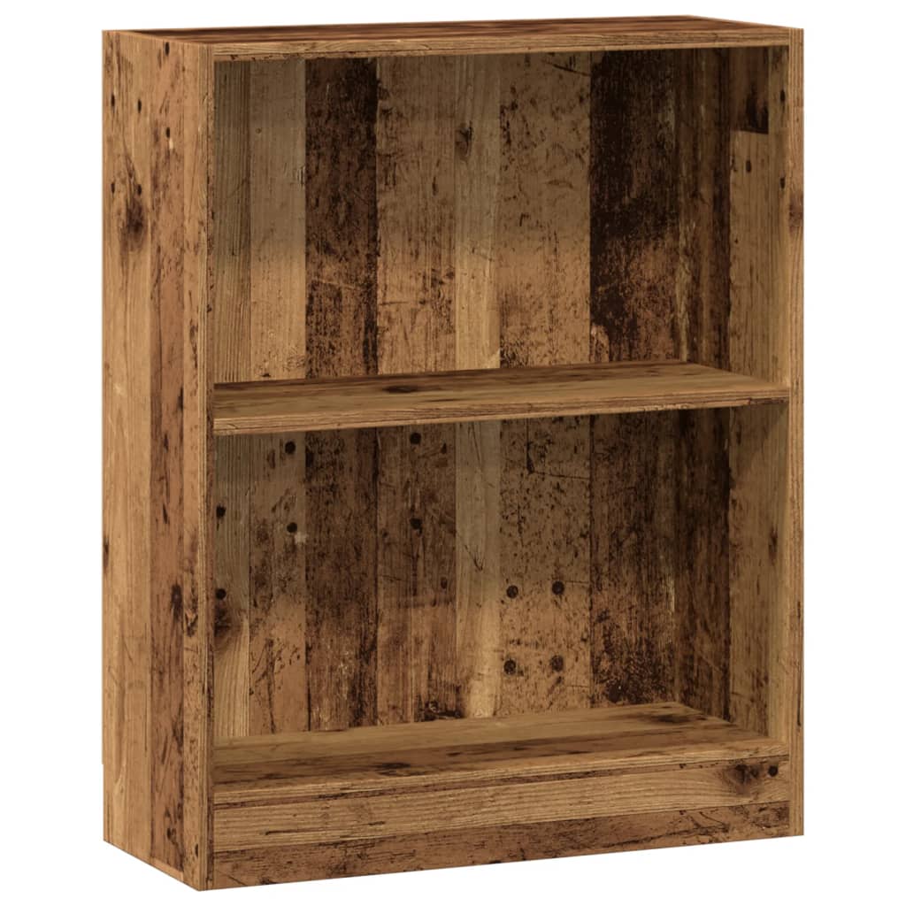 Bookcase Old Wood 60x24x76 cm Engineered Wood