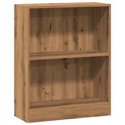 Bookcase Artisian Oak 60x24x76 cm Engineered Wood