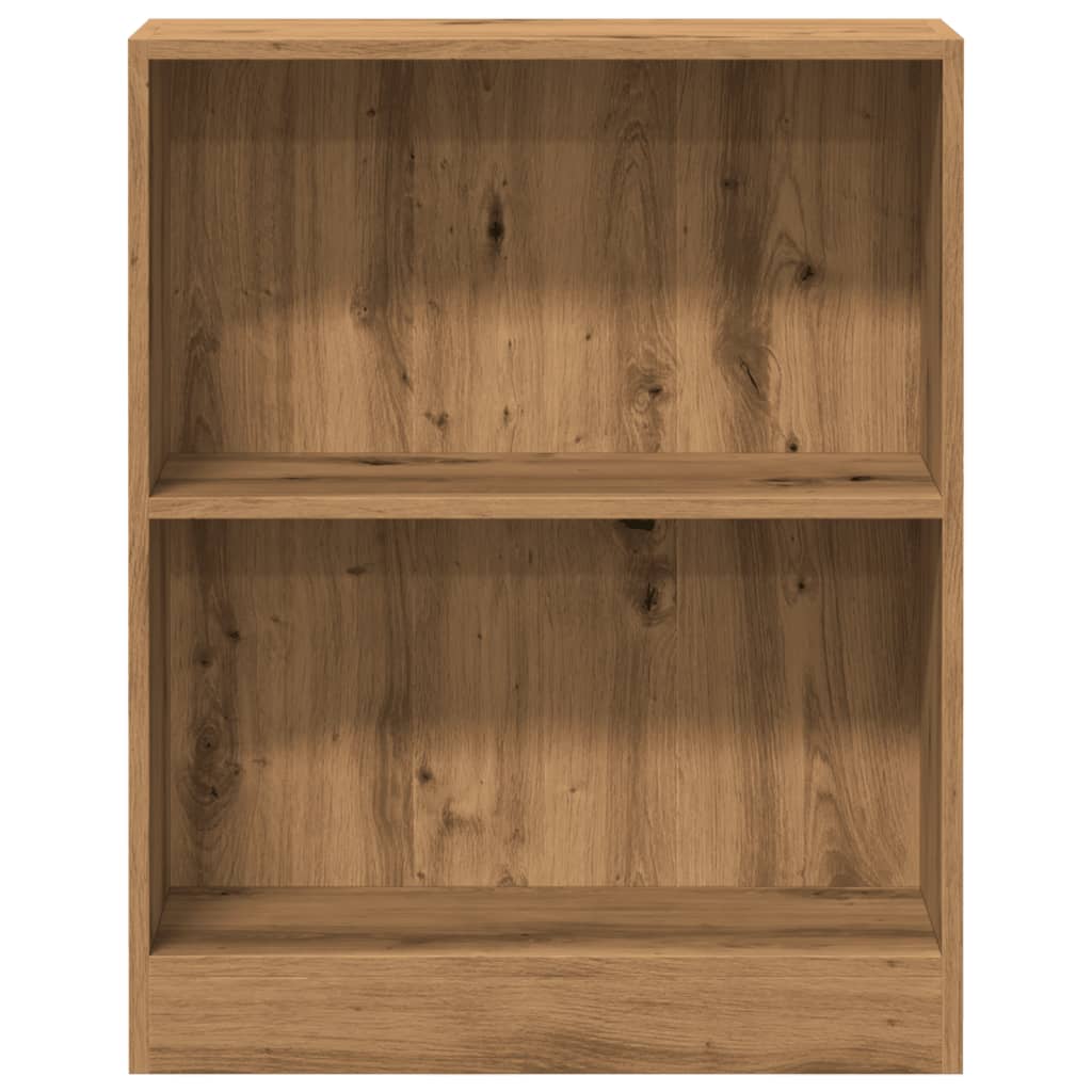 Bookcase Artisian Oak 60x24x76 cm Engineered Wood