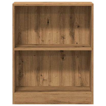 Bookcase Artisian Oak 60x24x76 cm Engineered Wood