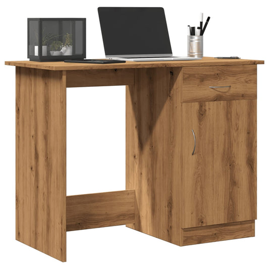 Desk Artisan Oak 100x50x76 cm Engineered Wood