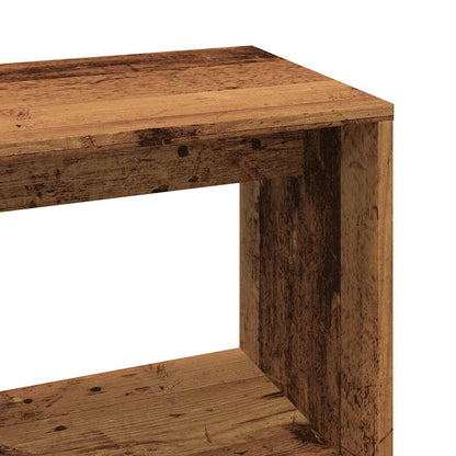 Corner Desk Old Wood 200.5x50x76 cm Engineered Wood