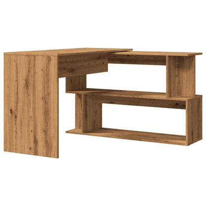 Corner Desk Artisan Oak 200.5x50x76 cm Engineered Wood