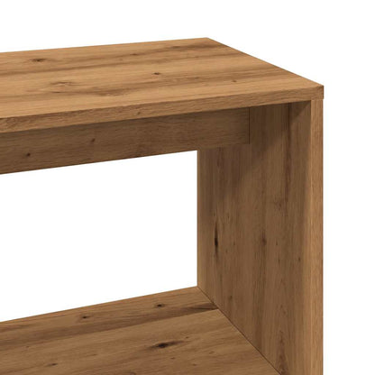 Corner Desk Artisan Oak 200.5x50x76 cm Engineered Wood