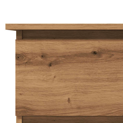 Corner Desk Artisan Oak 145x100x76 cm Engineered Wood