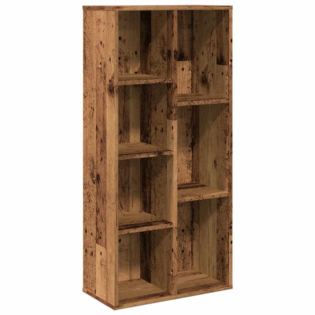 Book Cabinet Old Wood 50x25x104 cm