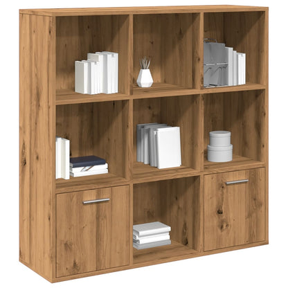 Book Cabinet Artisan Oak 98x29x97.5 cm Engineered Wood