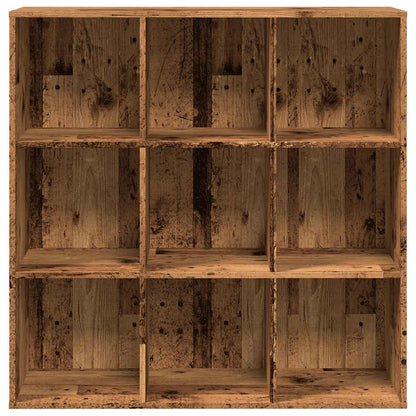 Book Cabinet Old Wood 98x29x97.5 cm