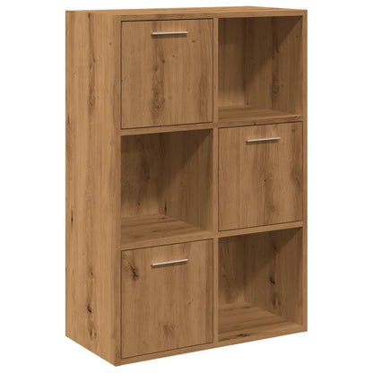 Bookshelf Artisan Oak 60.5x30x90 cm Engineered Wood