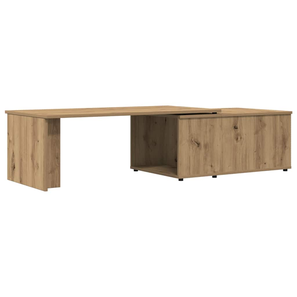 Coffee Table Artisan Oak 150x50x35 cm Engineered Wood