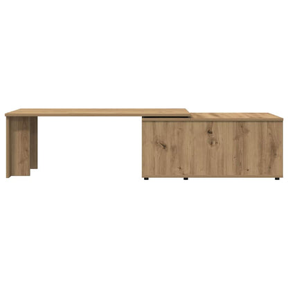 Coffee Table Artisan Oak 150x50x35 cm Engineered Wood