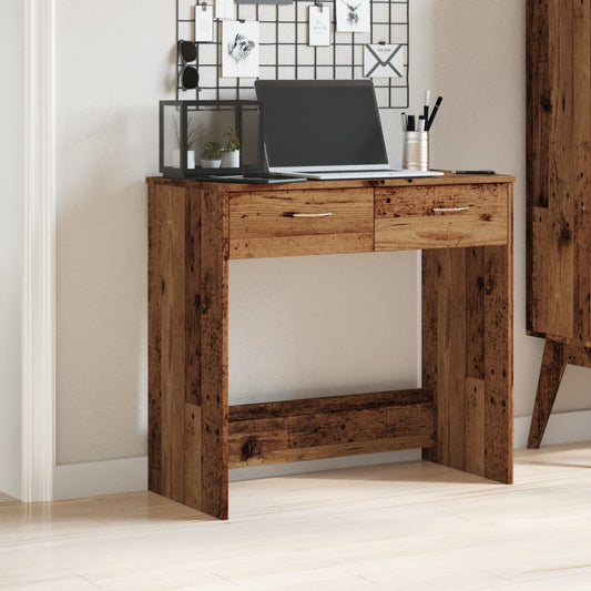 Desk Old Wood 80x40x75 cm Engineered Wood