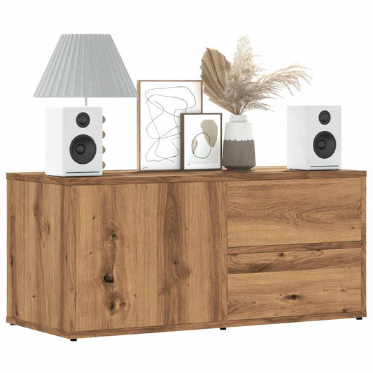 TV Cabinet Artisan Oak 80x34x35.5 cm Engineered Wood