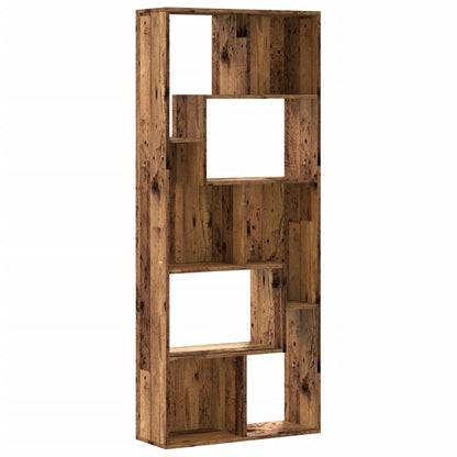 Bookcase Old Wood 67x24x161 cm Engineered Wood