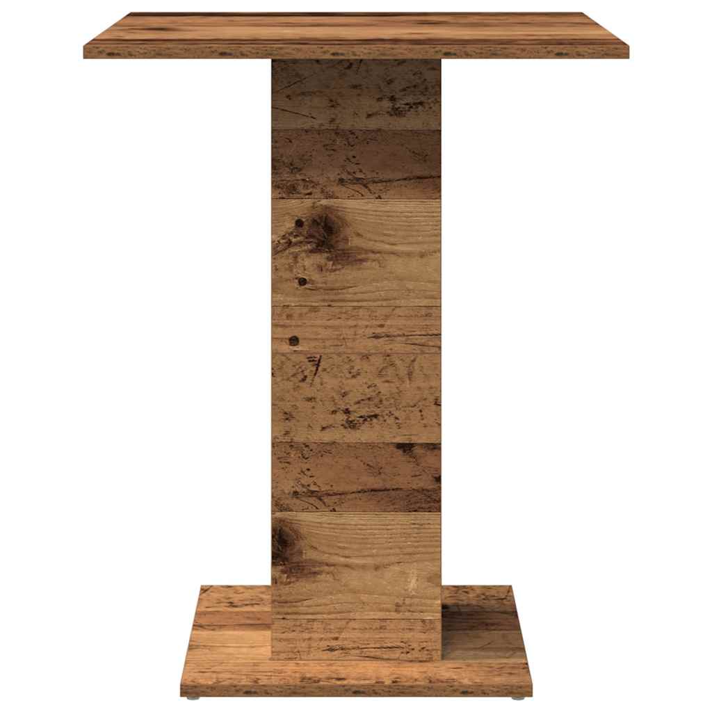 Bistro Table Old Wood 60x60x75 cm Engineered Wood