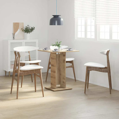 Bistro Table Artisan Oak 60x60x75 cm Engineered Wood