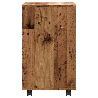 Side Table Old Wood 70x35x55 cm Engineered Wood